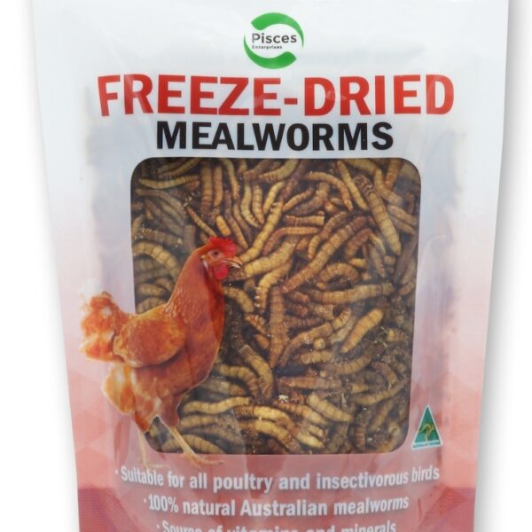 Pisces Freeze-dried mealworms 70g