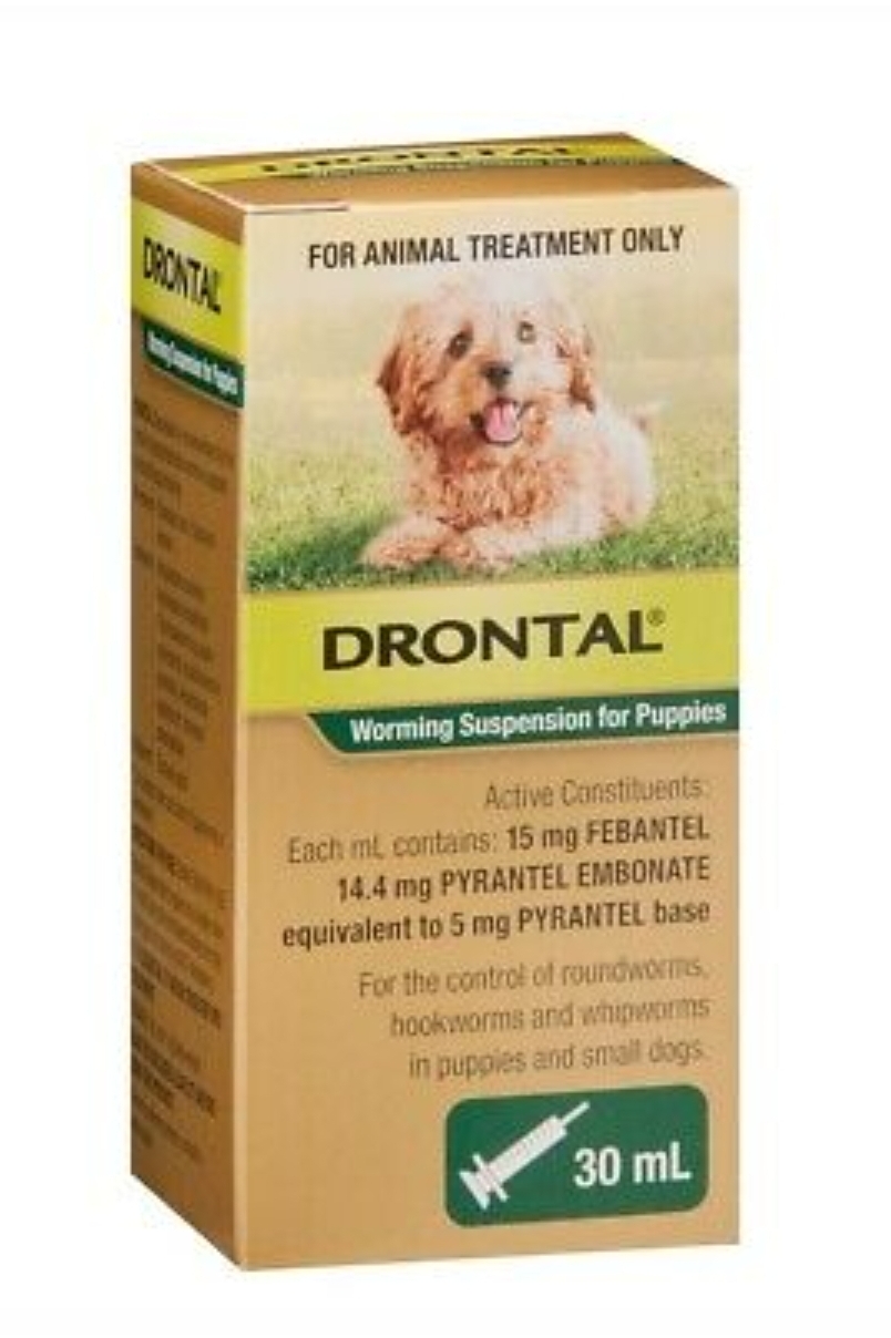 Drontal worming suspension for puppies 30ml