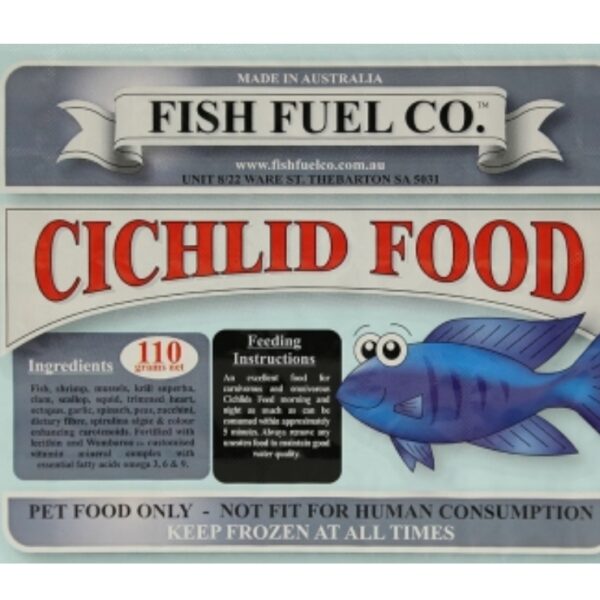 Cichlid Frozen Food Fish Fuel Co 110g