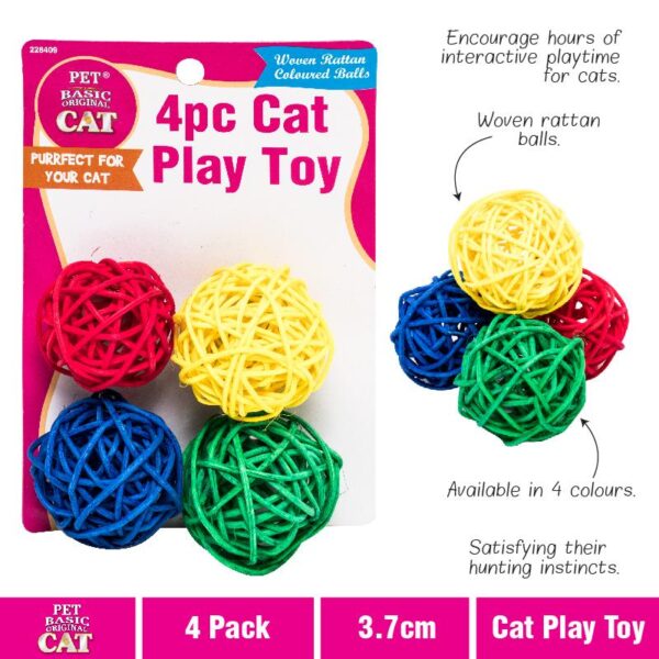 4pack cat play toy