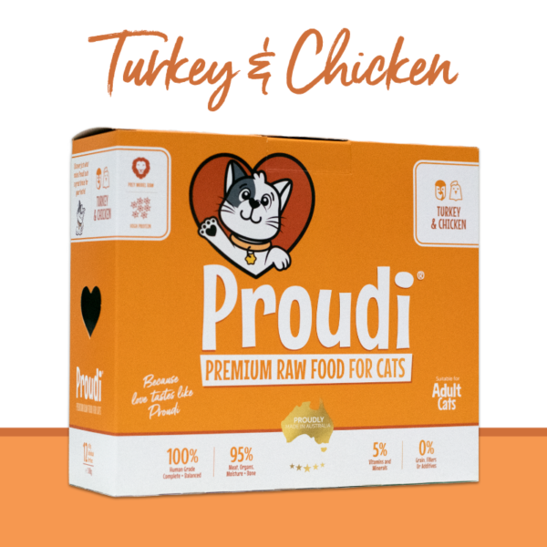 Proudi Turkey & Chicken for Cats 1.08kg