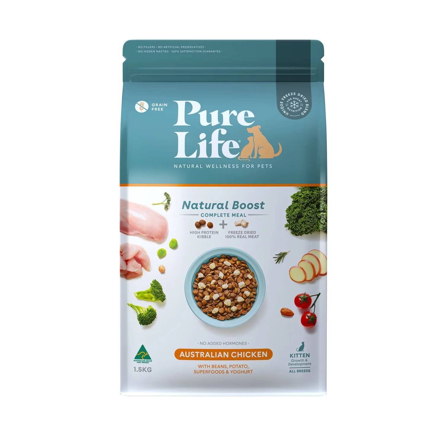 Pure_Life_Pack_KITTEN_GF_CHICKEN_1.5KG_Front_2000x